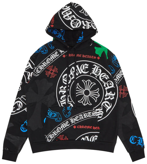 Moletom Chrome Hearts "Stencil" Preto