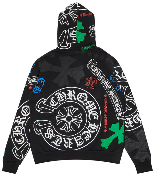 Moletom Chrome Hearts "Stencil" Preto