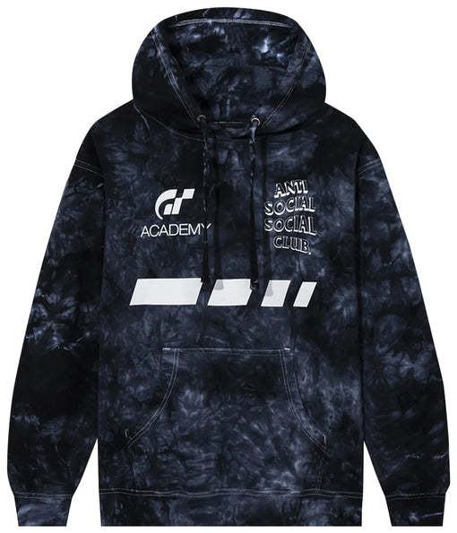 Moletom ASSC Anti Social Social Club x Gran Turismo Tie Dye "Black" Preto