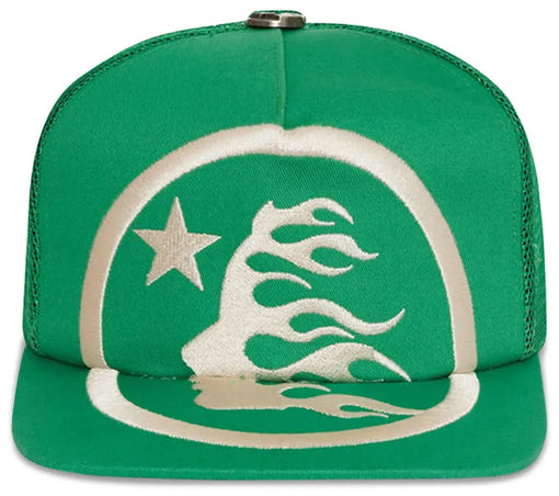 Boné Hellstar Big Log Trucker Snapback Hat Verde