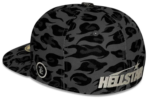 Boné Hellstar Cheetah Print Hat (Fitted) Cinza