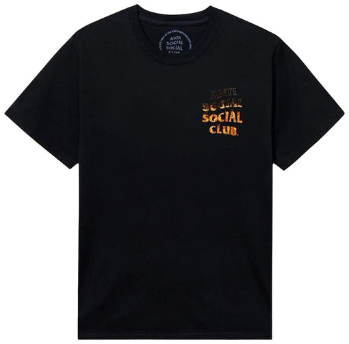 Camiseta ASSC Anti Social Social Club "A Fire Inside" Preto