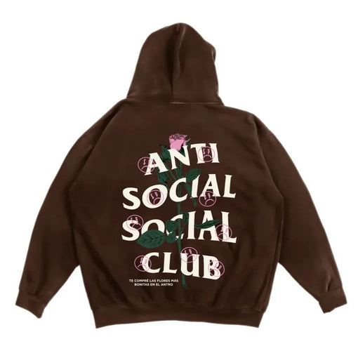 Moletom ASSC Anti Social Social Club x Sadboyz "Fin de Semana" Marrom