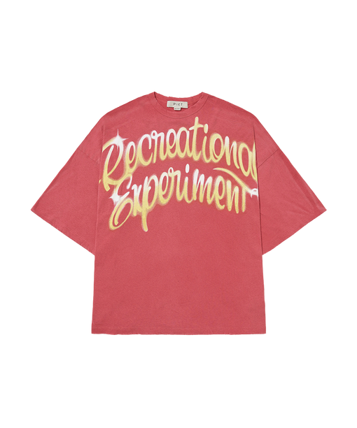 Camiseta Supersized Piet "Recreation Air Brush" Vermelho