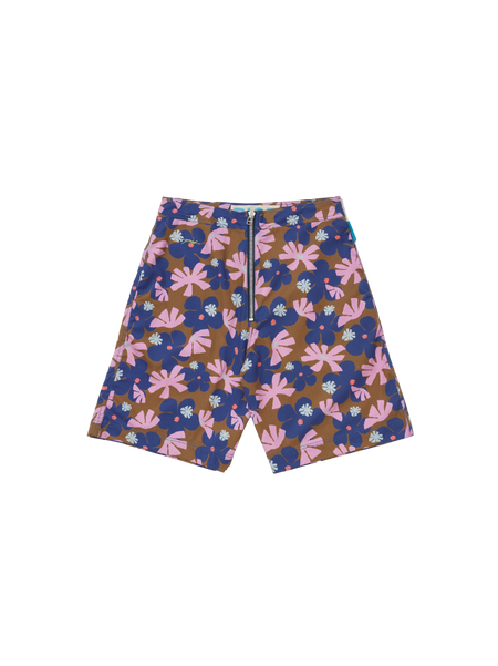 Shorts Piet "Flower Cotton Board" Multicolor