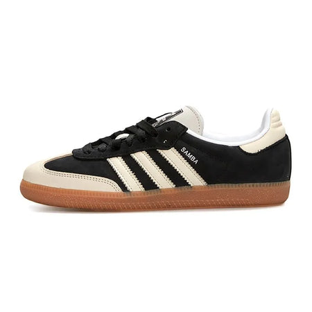 Tênis Adidas Samba OG "Core Black Wonder White" Preto/Creme
