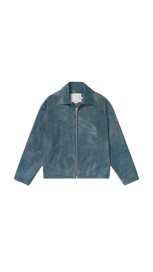 Jaqueta de Couro Piet "Vintage Surf" Azul