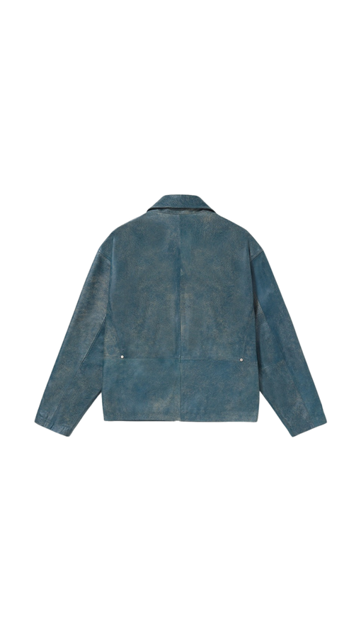 Jaqueta de Couro Piet "Vintage Surf" Azul