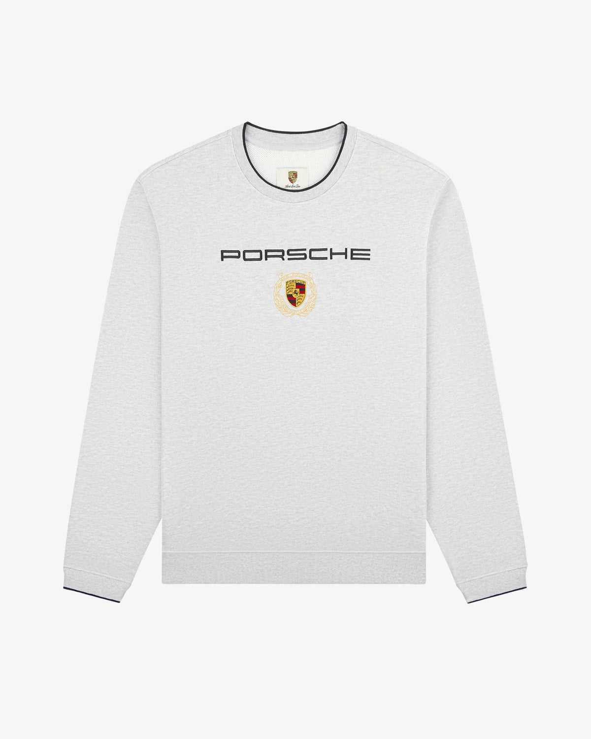 Moletom Aimé Leon Dore x Porsche Embroidered Crewneck Sweatshirt "Silver Mix" Cinza