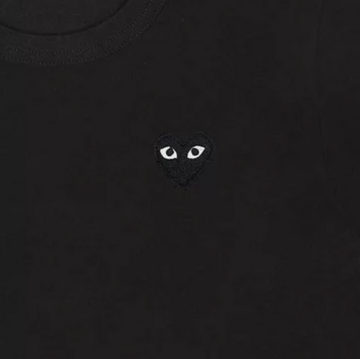 Camiseta Comme Des Garçons PLAY "Little Heart Black" Preto