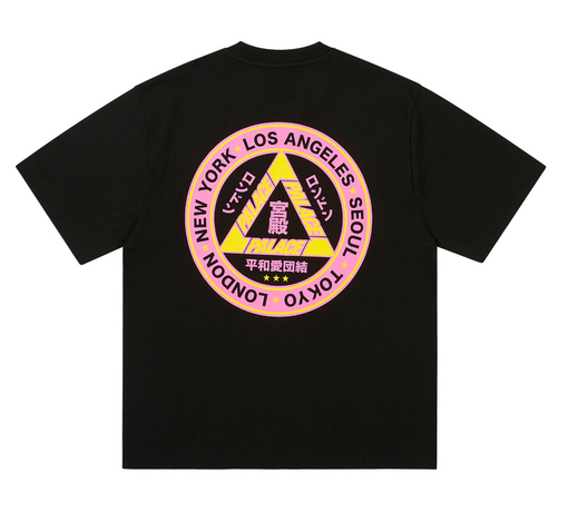 Camiseta Palace "Hi Ya" Preto