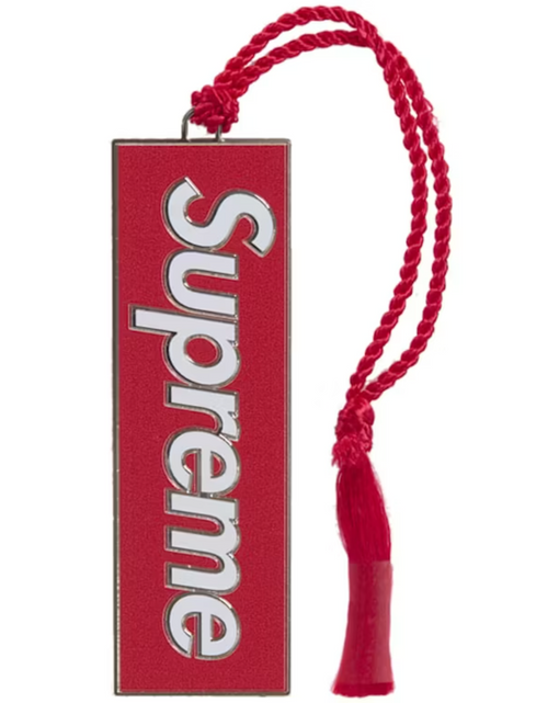 Marcador de Páginas Supreme x David Howell & Co "Metal Bookmark" Vermelho