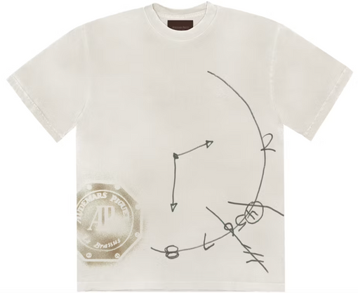 Camiseta Travis Scott x Audemars Piguet "Time Zones" Branco