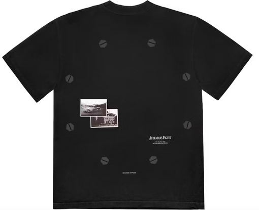 Camiseta Travis Scott x Audemars Piguet "Vintage" Preto