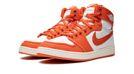 Tênis Air Jordan 1 AJKO "Syracuse" Branco/Laranja