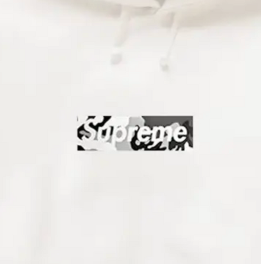 Moletom Supreme Box Logo Miami "White" Branco