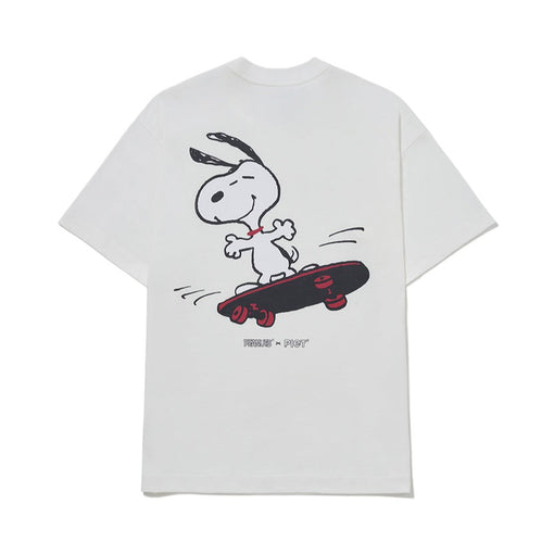 Camiseta Piet x Peanuts "Sk8 Snoopy" Branco