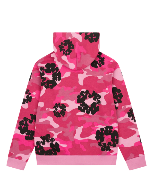 Moletom Denim Tears "Cotton Wreath Zip Hoodie Camo" Rosa