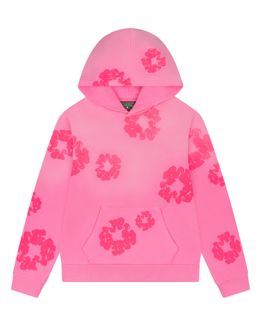Moletom Denim Tears Mono Cotton Wreath Hoodie Pink Rosa