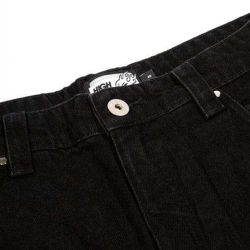 Calça Jeans High "H-Line" Preto
