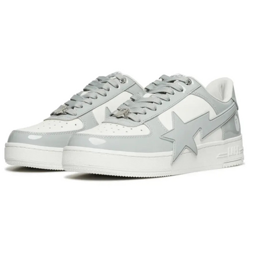 Tênis A Bathing Ape Bape Sta OS #3 M2 "Grey/White" Cinza/Branco