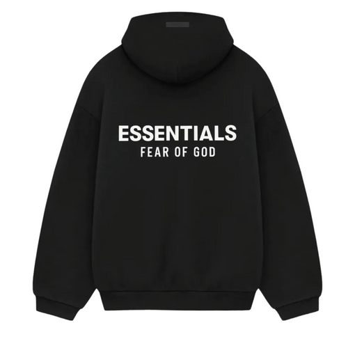Moletom Fear of God Essentials Fleece Hoodie FW24 "Black" Preto