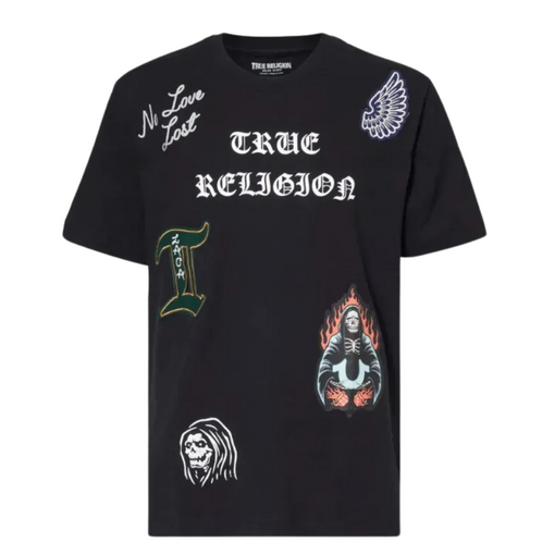 Camiseta True Religion "Patch Embroidery Graphic" Preto