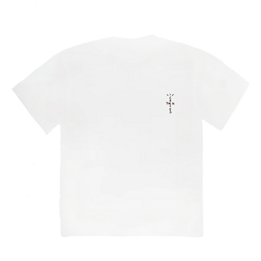 Camiseta Travis Scott "CJ" Branco *UNIDADE*