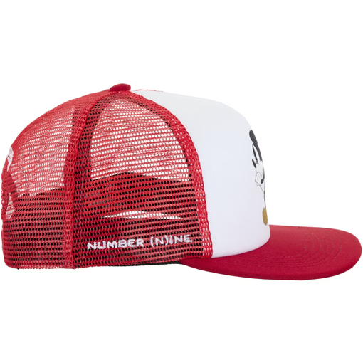 Boné Supreme x Number (N)ine x Mickey Mouse Mesh Back 5-Panel "Red" Vermelho