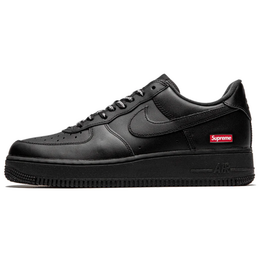 Tênis Nike Air Force 1 Low x Supreme "Black" Preto