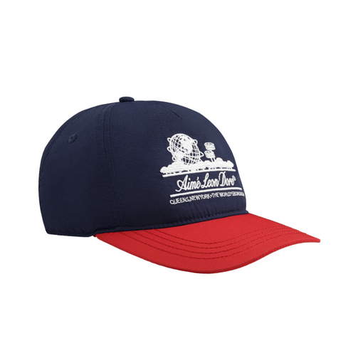 Boné Aimé Leon Dore Nylon Unisphere "Navy Multi" Azul/Vermelho