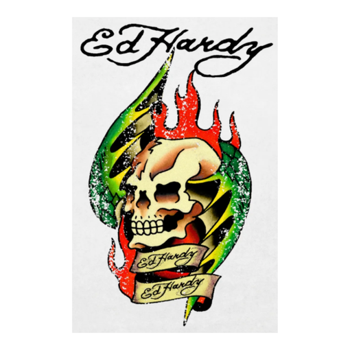 Regata Ed Hardy Skull "White" Branco