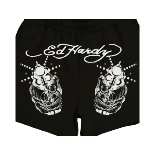 Shorts Ed Hardy Light Shot "Black" Preto