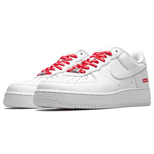 Tênis Nike Air Force 1 Low x Supreme "White" Branco