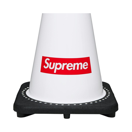Cone de Sinalização Supreme Logo FW25 "White" Branco