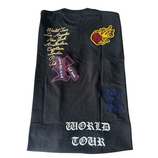 Camiseta True Religion "Patch Embroidery Graphic" Preto