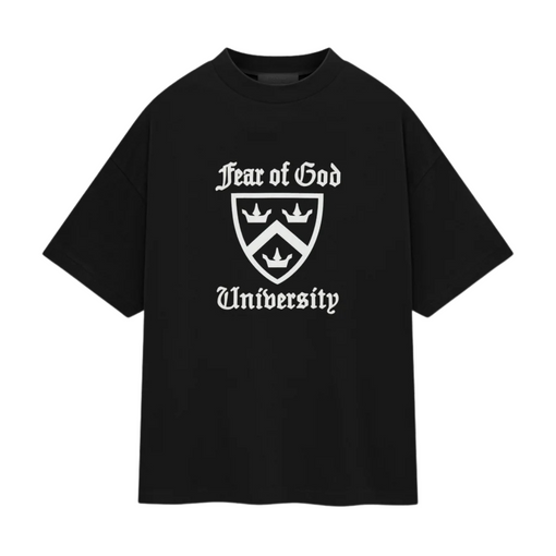 Camiseta Essentials Fear of God Heavy Crewneck Tee FW24 "Black" Preto