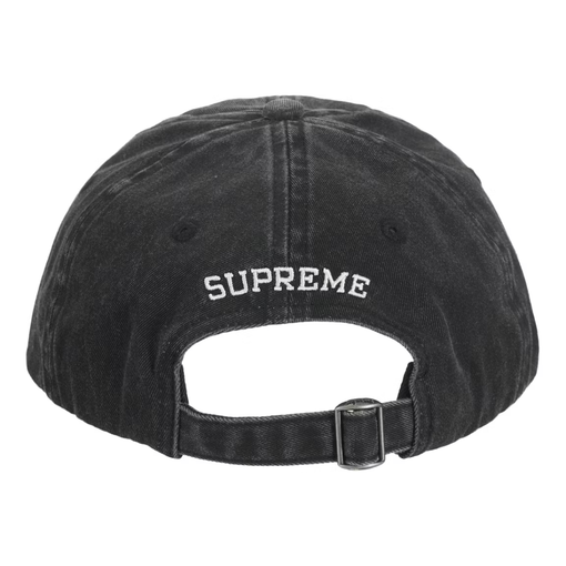Boné Supreme Italy 6-Panel FW25 "Black" Preto