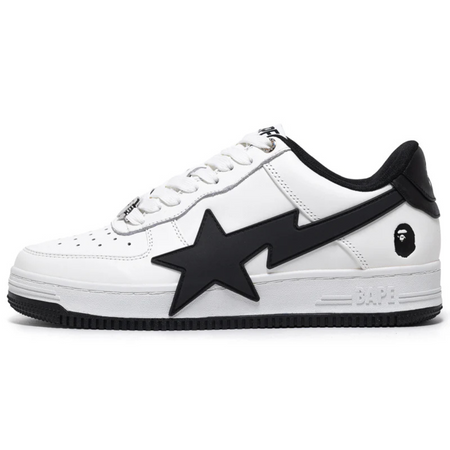 Tênis A Bathing Ape Bape Sta "OS #2" Branco/Preto