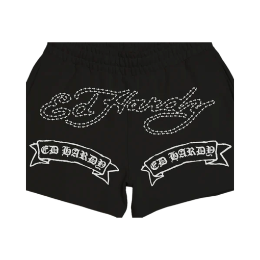 Shorts Ed Hardy Two Headed Snake "Black" Preto