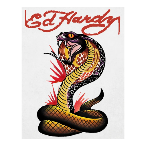 Regata Ed Hardy Serpent "White" Branco