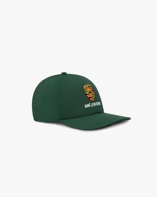 Boné Aimé Leon Dore x Porsche Nylon Logo "Pine Grove" Verde