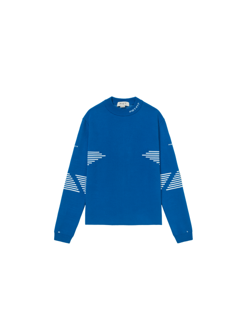 Longsleeve Piet "Fitted Sport Sweater" Azul