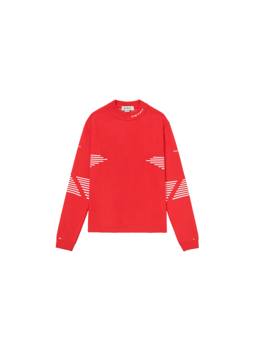 Longsleeve Pìet "Fitted Sport Sweater" Vermelho