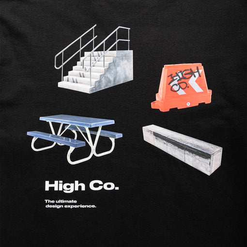 Camiseta High "Furniture" Preto