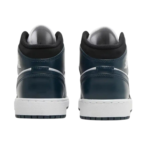 Tênis Air Jordan 1 Mid GS "Armory Navy (Dark Teal)" Azul