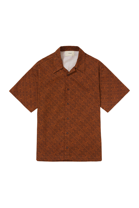 Camisa Carnan "Brown Tapisserie" Marrom 767