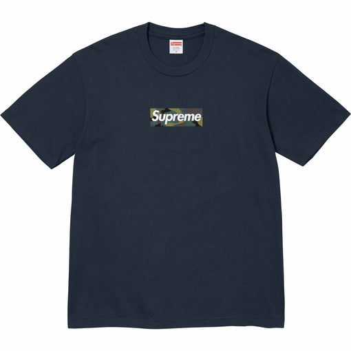 Camiseta Supreme "Box Logo FW23" Azul Marinho