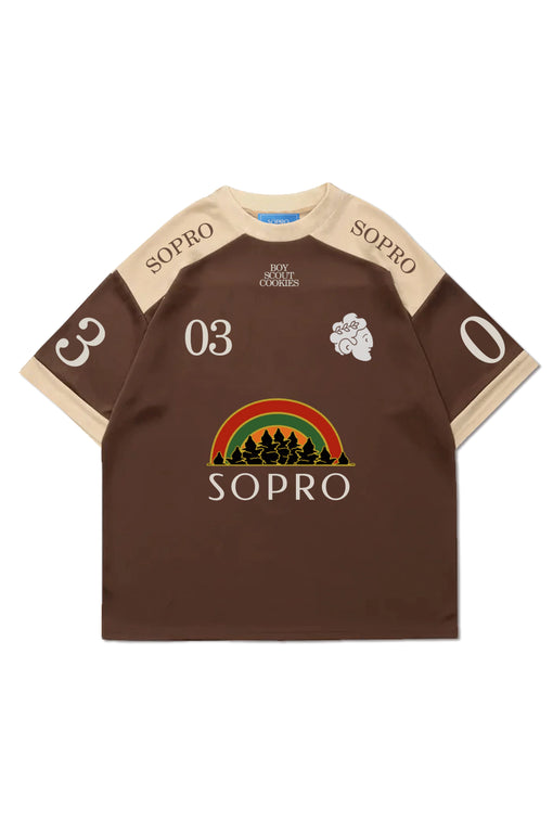 Camiseta Sopro "Rolimã Racing" Marrom