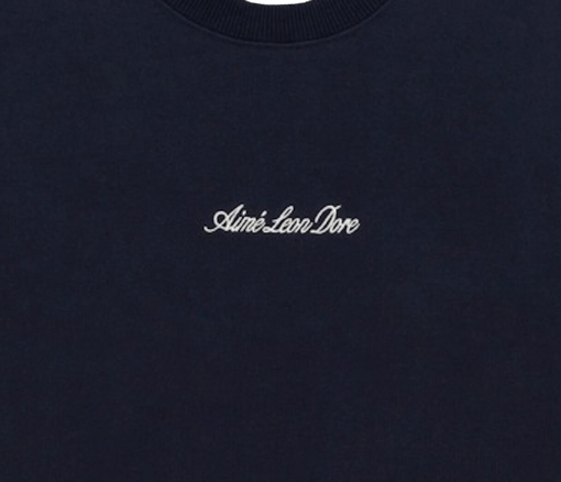 Moletom Aimé Leon Dore Crewneck "Embroidered Logo" Azul